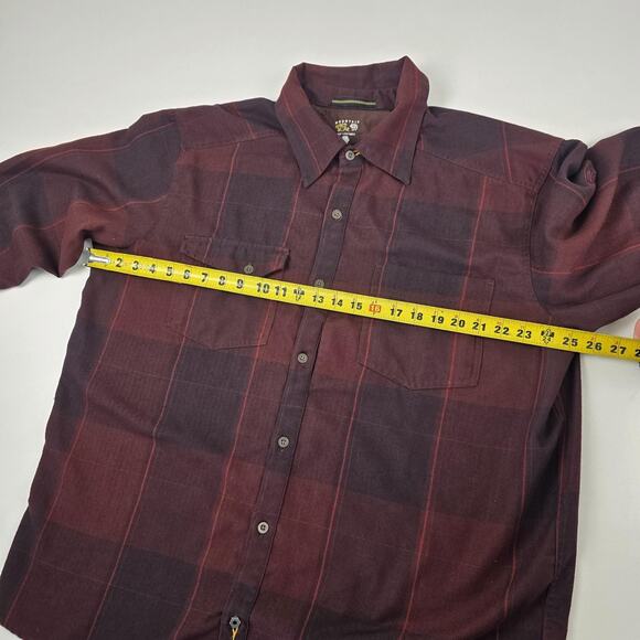 Mountain Hardwear Shirt Mens Extra Large Plaid Long Sleeve Button Up OM3716 - Picture 4 of 14